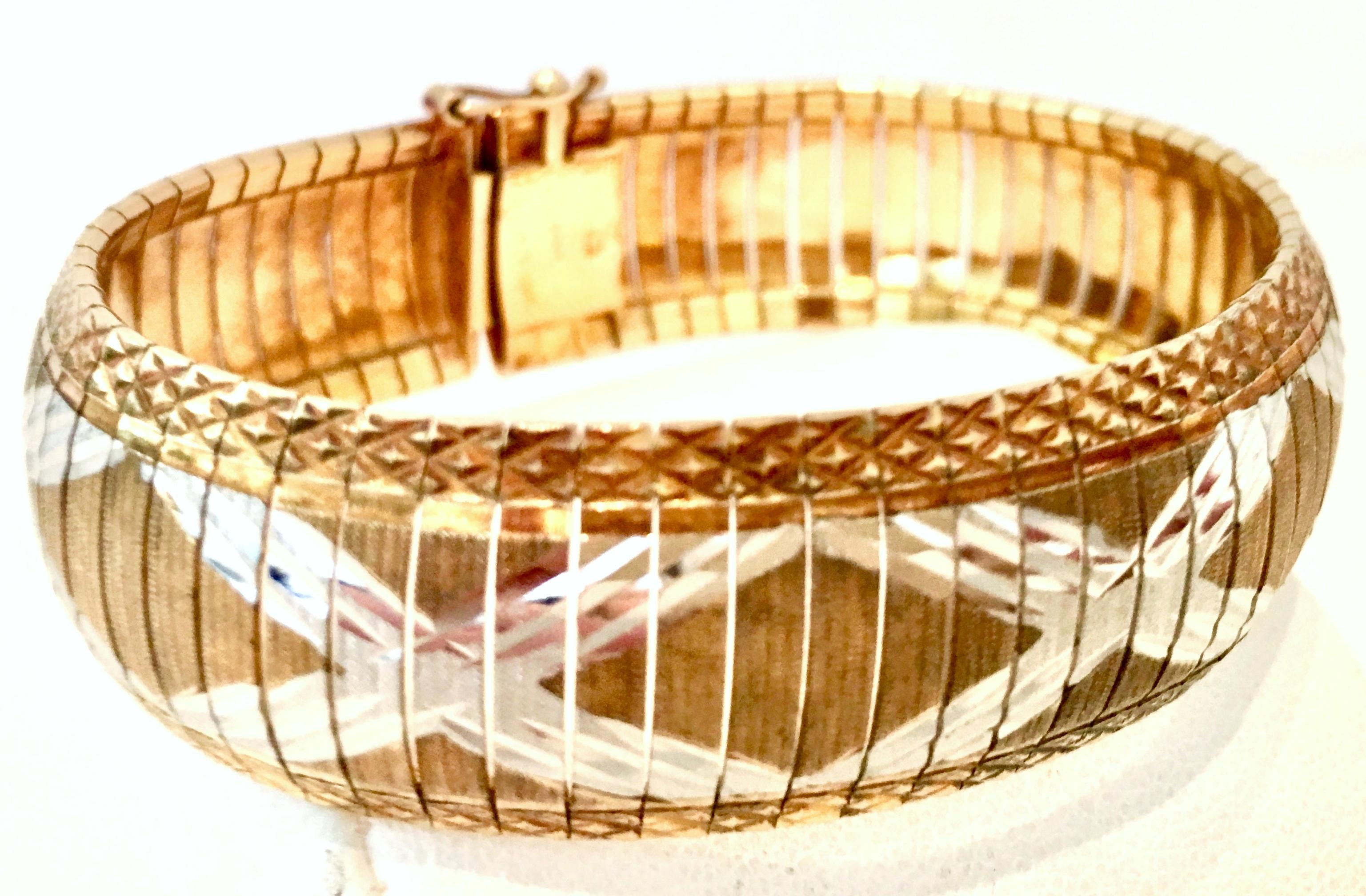 20th Century Italian Sterling Silver & Vermeil Milor 