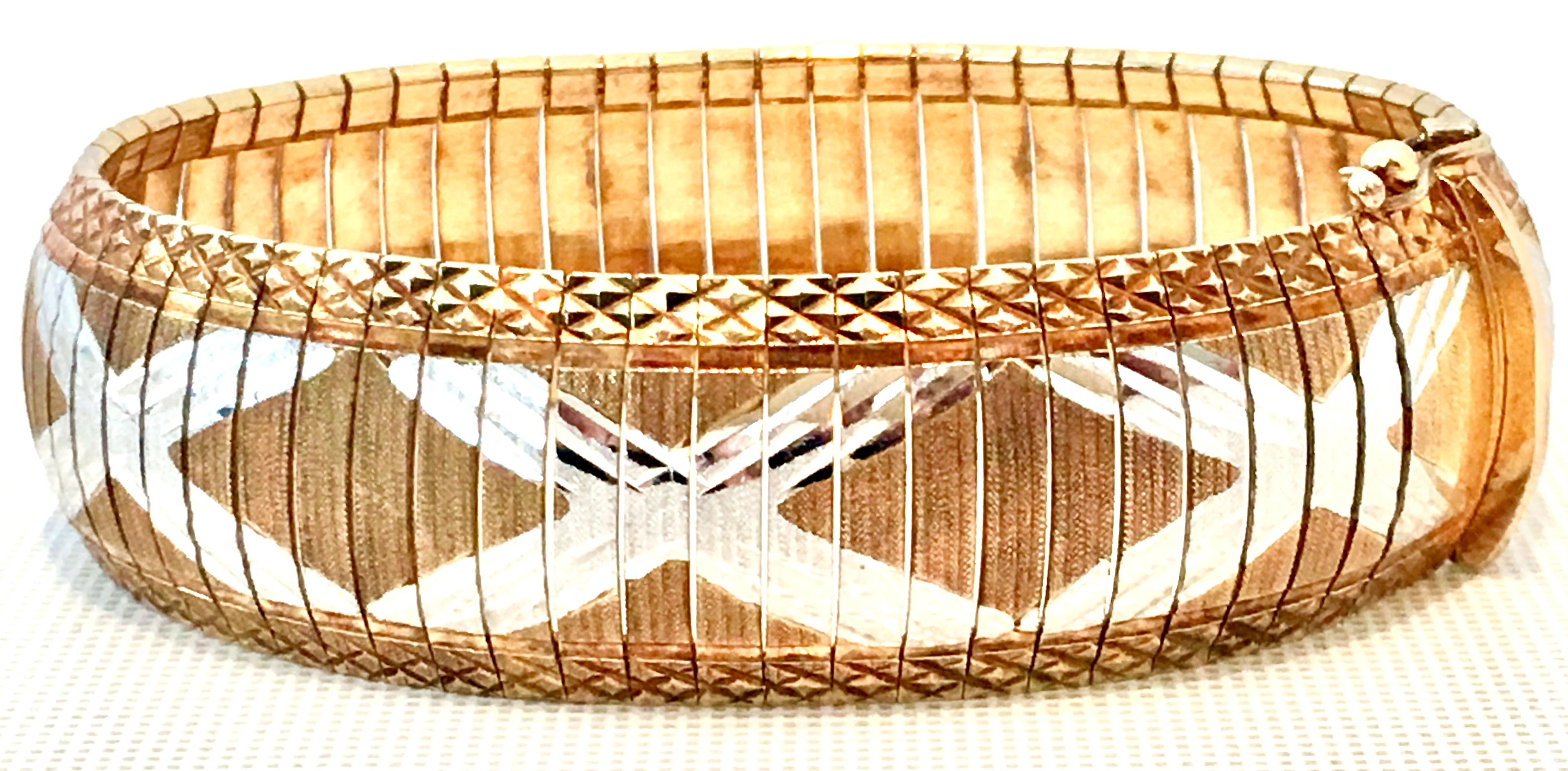 20th Century Italian Sterling Silver & Vermeil Milor 