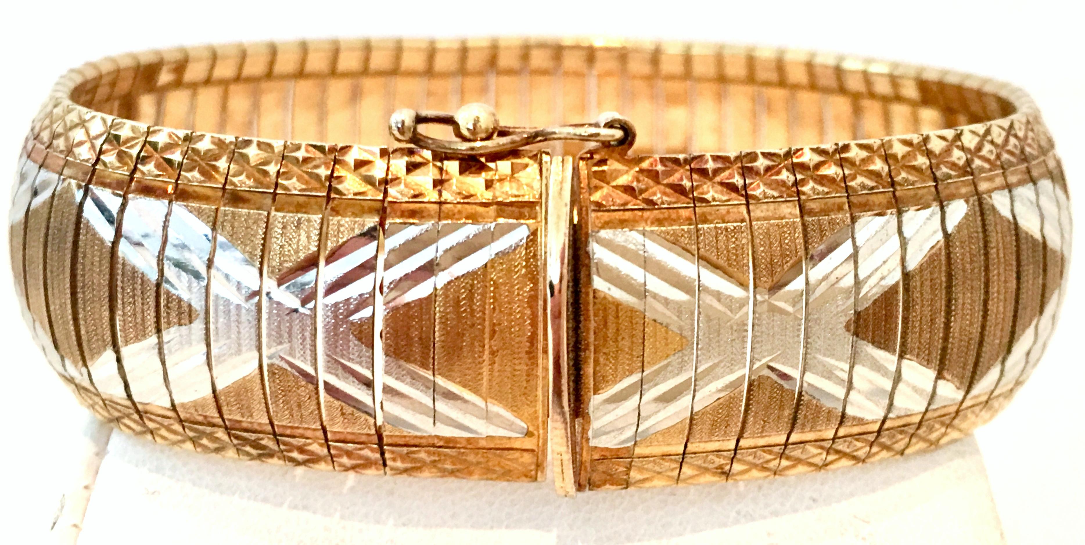 20th Century Italian Sterling Silver & Vermeil Milor 