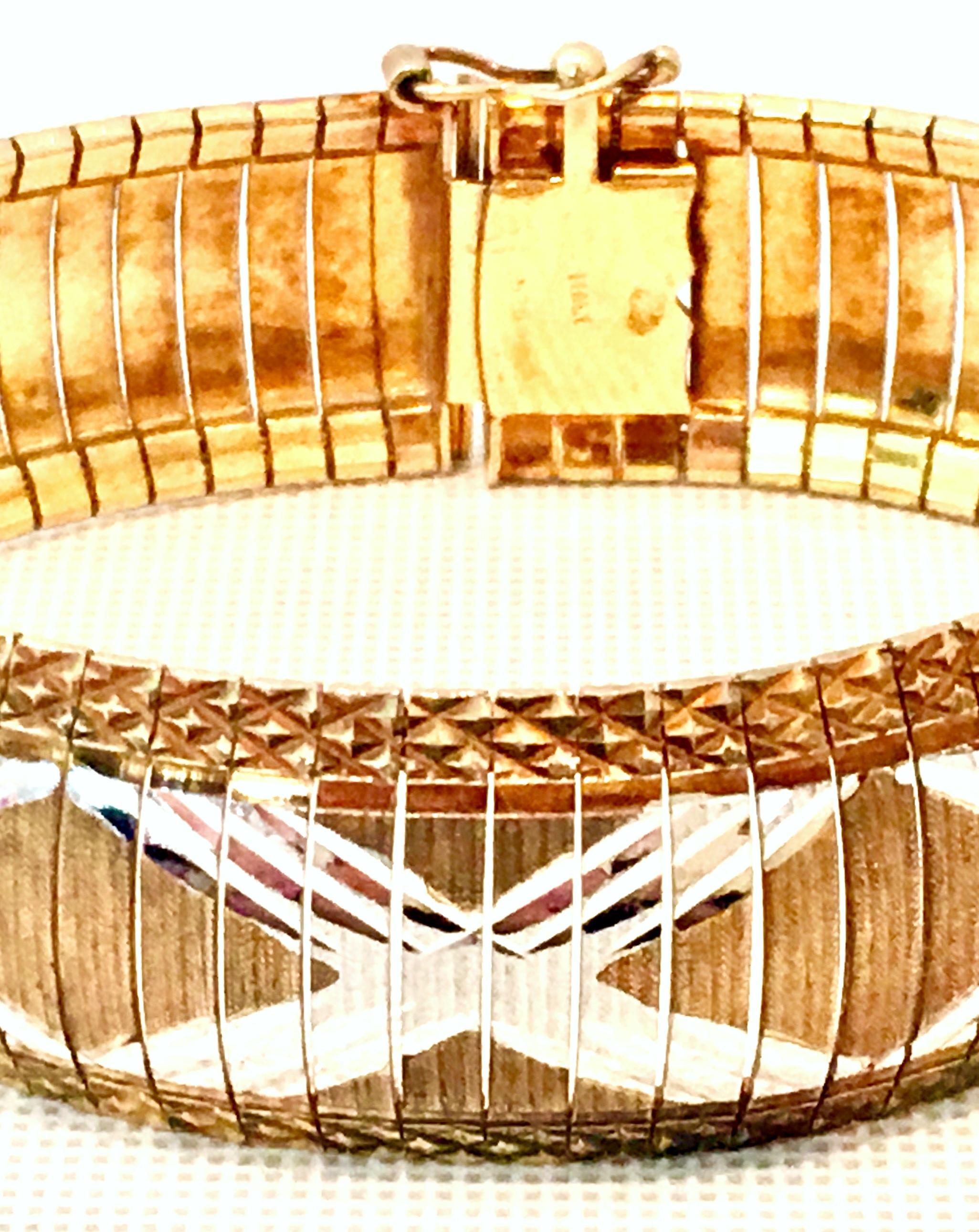 20th Century Italian Sterling Silver & Vermeil Milor 