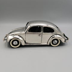 Italienisches Volkswagen Käfer Typ1 Modell Auto aus Sterlingsilber des 20. Jahrhunderts 1945 C.Ca.Ca.
