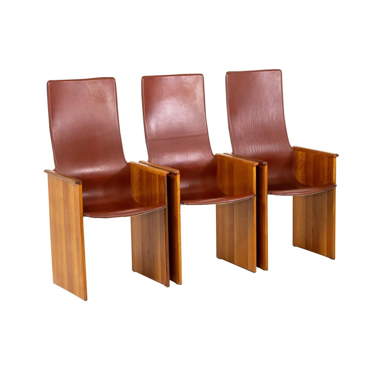 Hand-Carved 20th Century Italian Stildomus Maple Torcello Armchairs by Afra & Tobia Scarpa For Sale