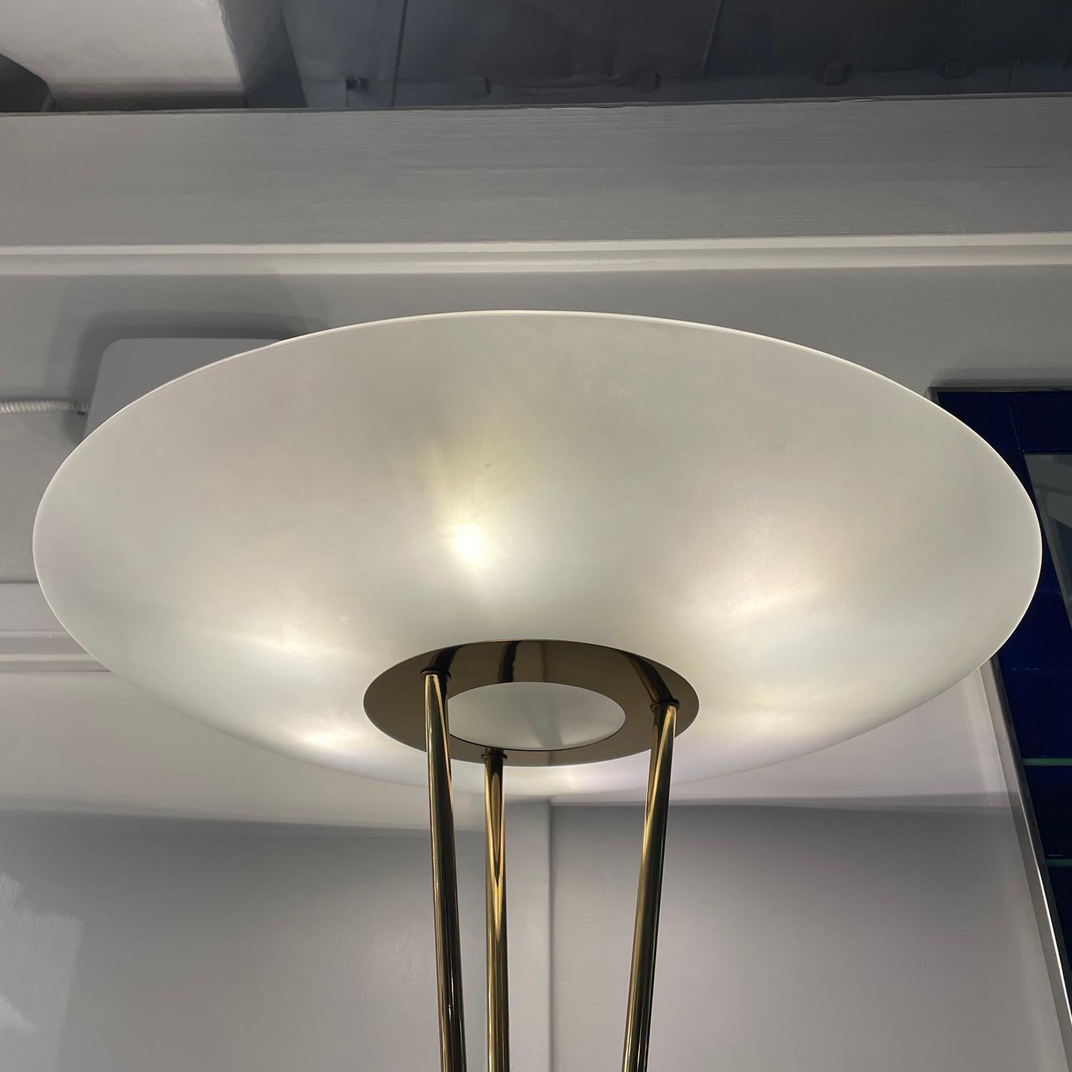 20th Century Italian Stilnovo Crystal Glass Floor Lamp by Gaetano Sciolari For Sale 6