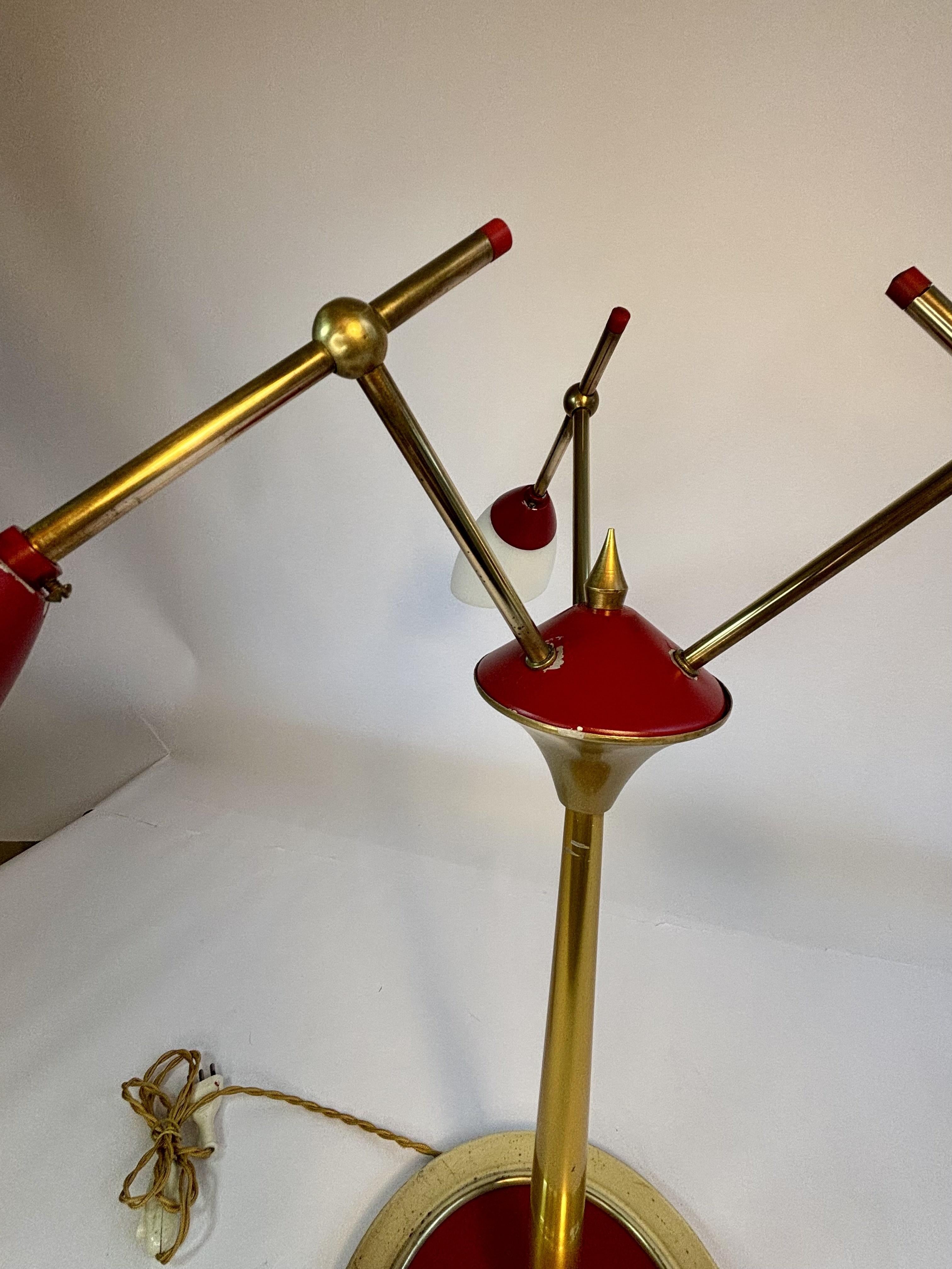 Lampe de table italienne Stilnovo du 20e siècle en vente 3