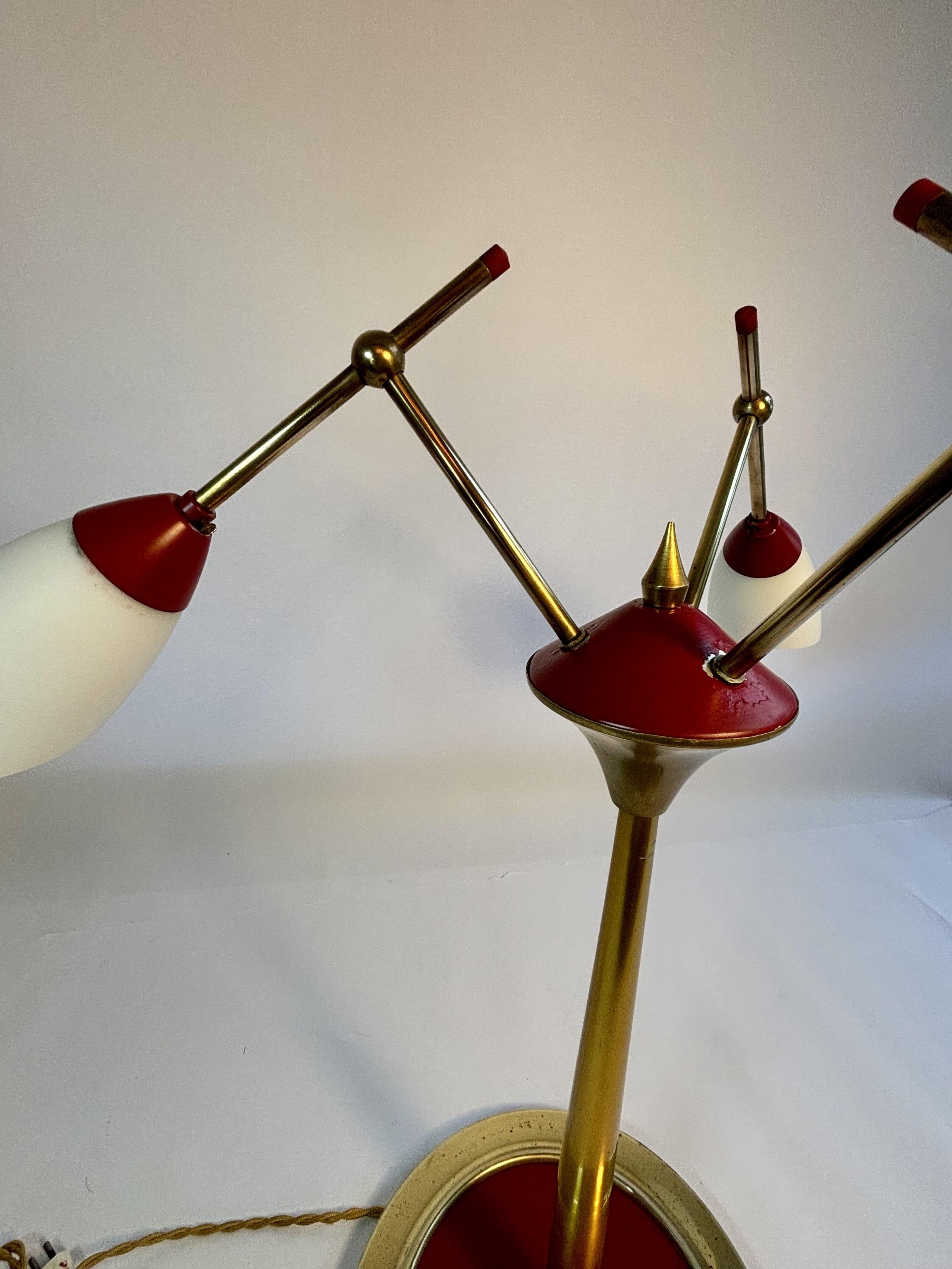 Lampe de table italienne Stilnovo du 20e siècle en vente 5