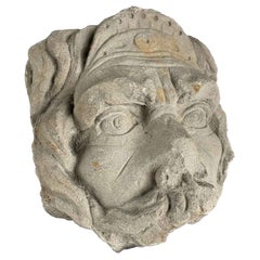20th Century Italian Stone Fountain Mask