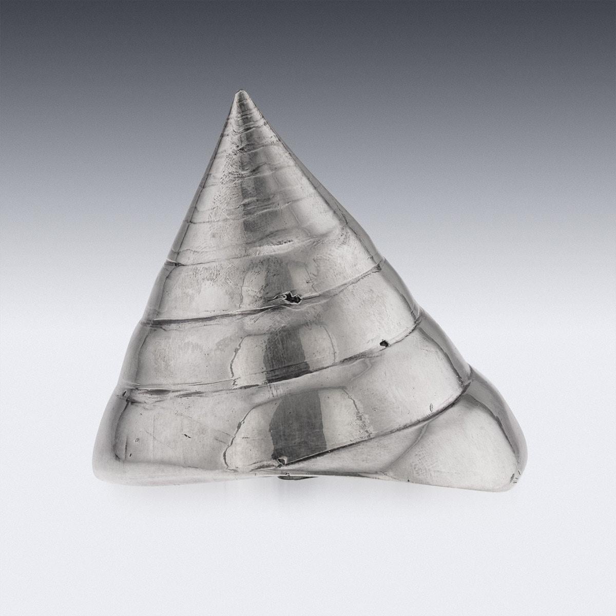 20th Century Italian Suite Of Eleven Silver Shells, M Buccellati, c.1960 16