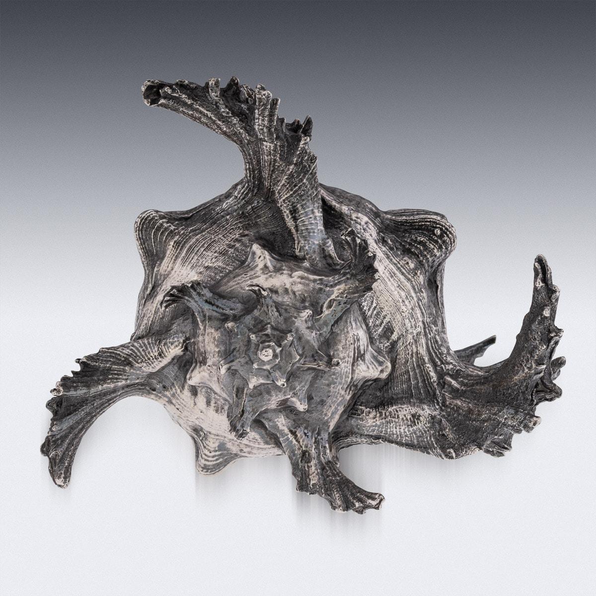 20th Century Italian Suite Of Eleven Silver Shells, M Buccellati, c.1960 3