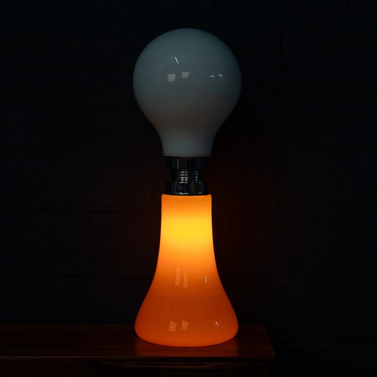 20ième siècle Lampe de table/plancher italienne du 20e siècle par Carlo Nason pour Mazzega, c.C. 1970 en vente