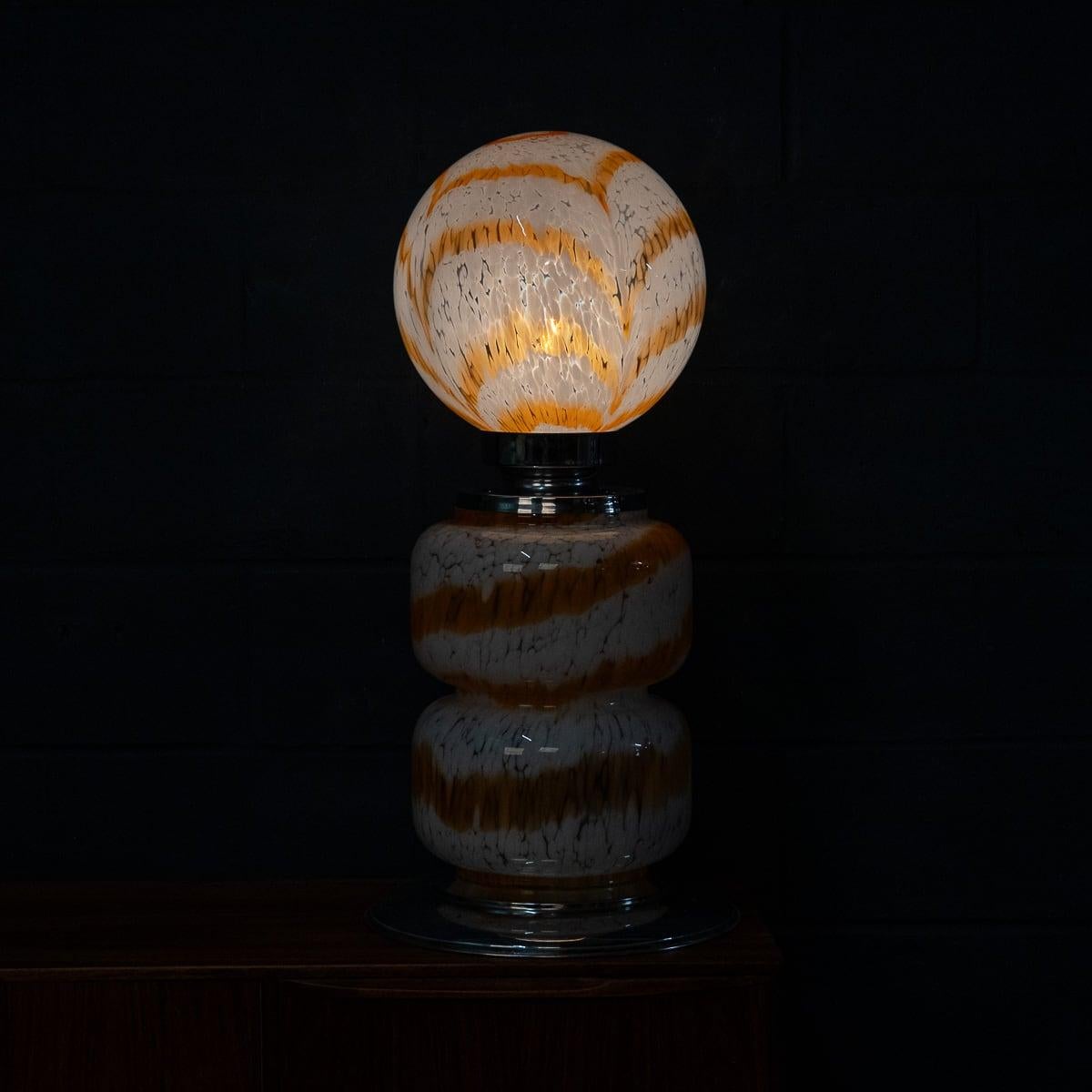 Lampe de table italienne du 20e siècle par Carlo Nason pour Mazzega c.C. 1970 Bon état - En vente à Royal Tunbridge Wells, Kent