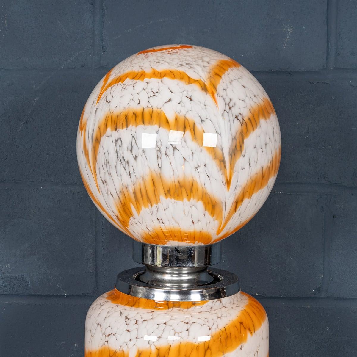Métal Lampe de table italienne du 20e siècle par Carlo Nason pour Mazzega c.C. 1970 en vente