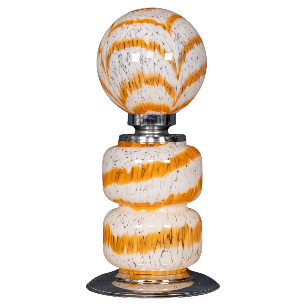 Lampada da tavolo italiana del XX secolo di Carlo Nason per Mazzega c.1970