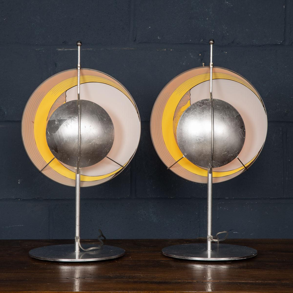 Glass 20th Century Italian Table Lamps By Fornasetti