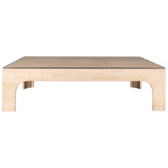 20th Century Italian Travertine Coffee Table by Willy Rizzo, c.1960