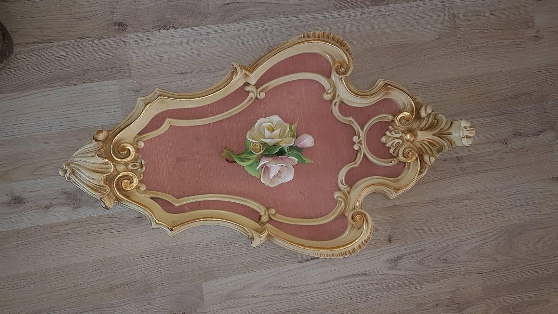 ensemble de chambre à coucher du 20e siècle en style baroque vénitien italien et peint 6