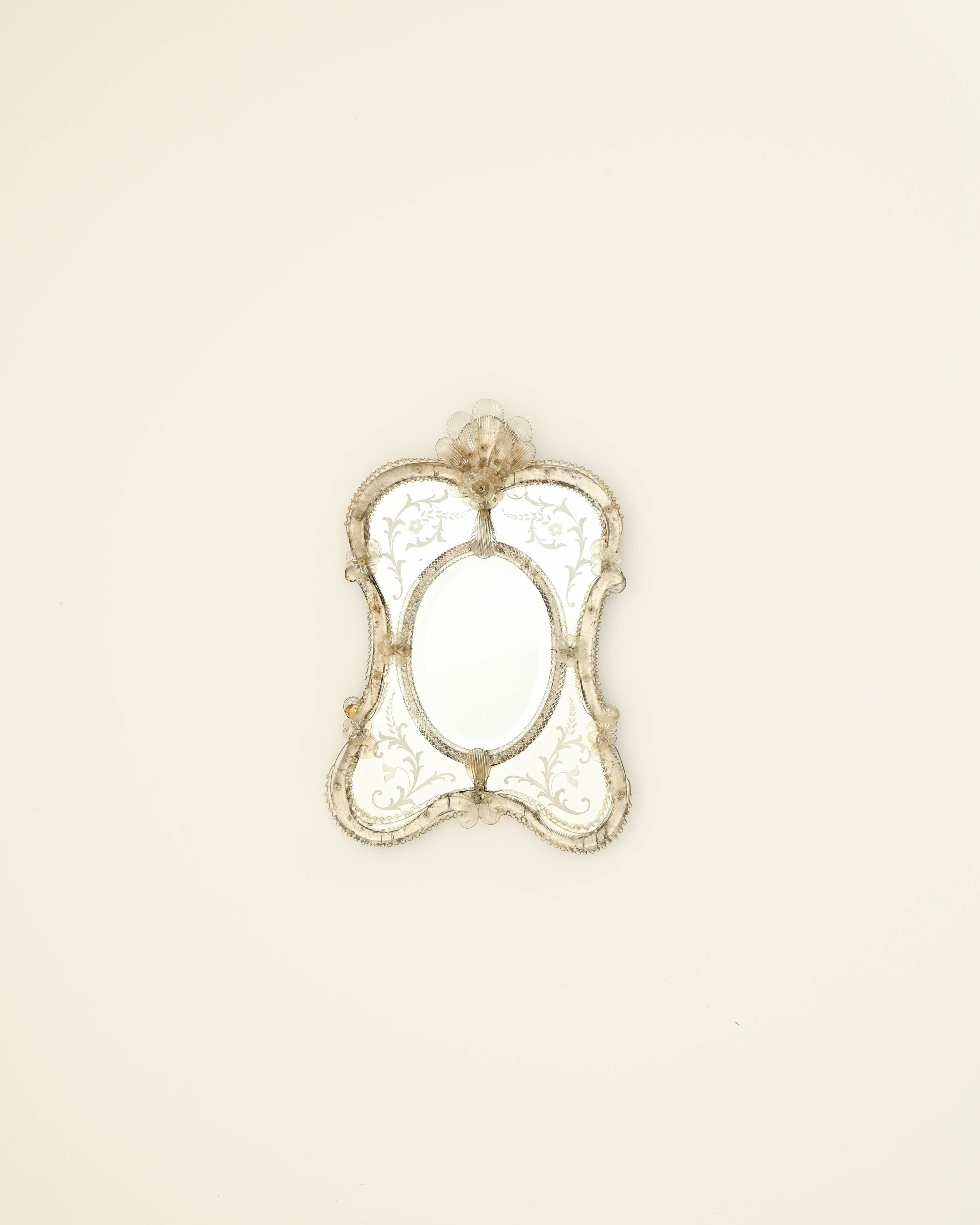 Rococo Revival 20th Century Italian Venetian Mirror