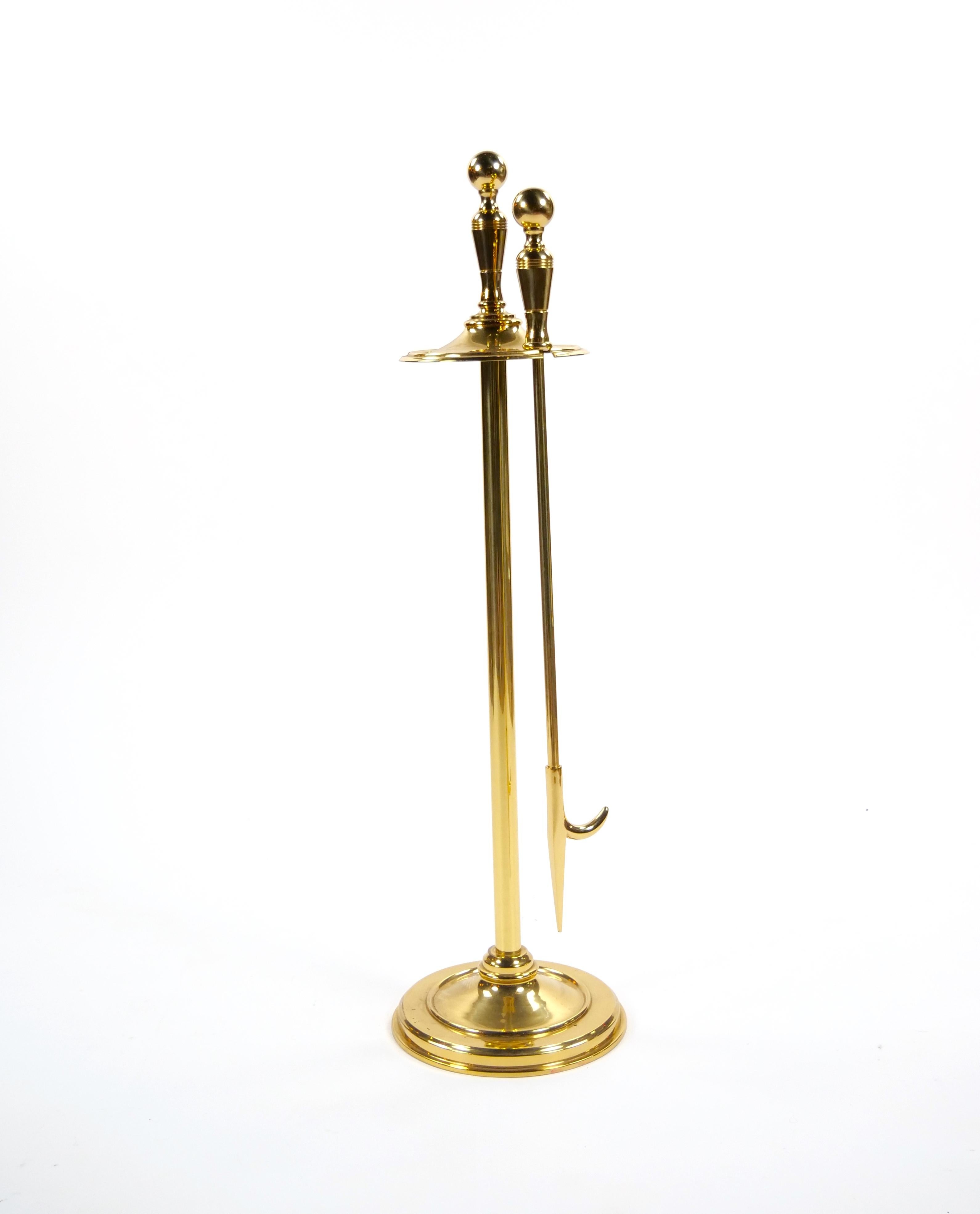 20ème siècle  Ensemble d'outils de cheminée de style victorien italien en vente 4