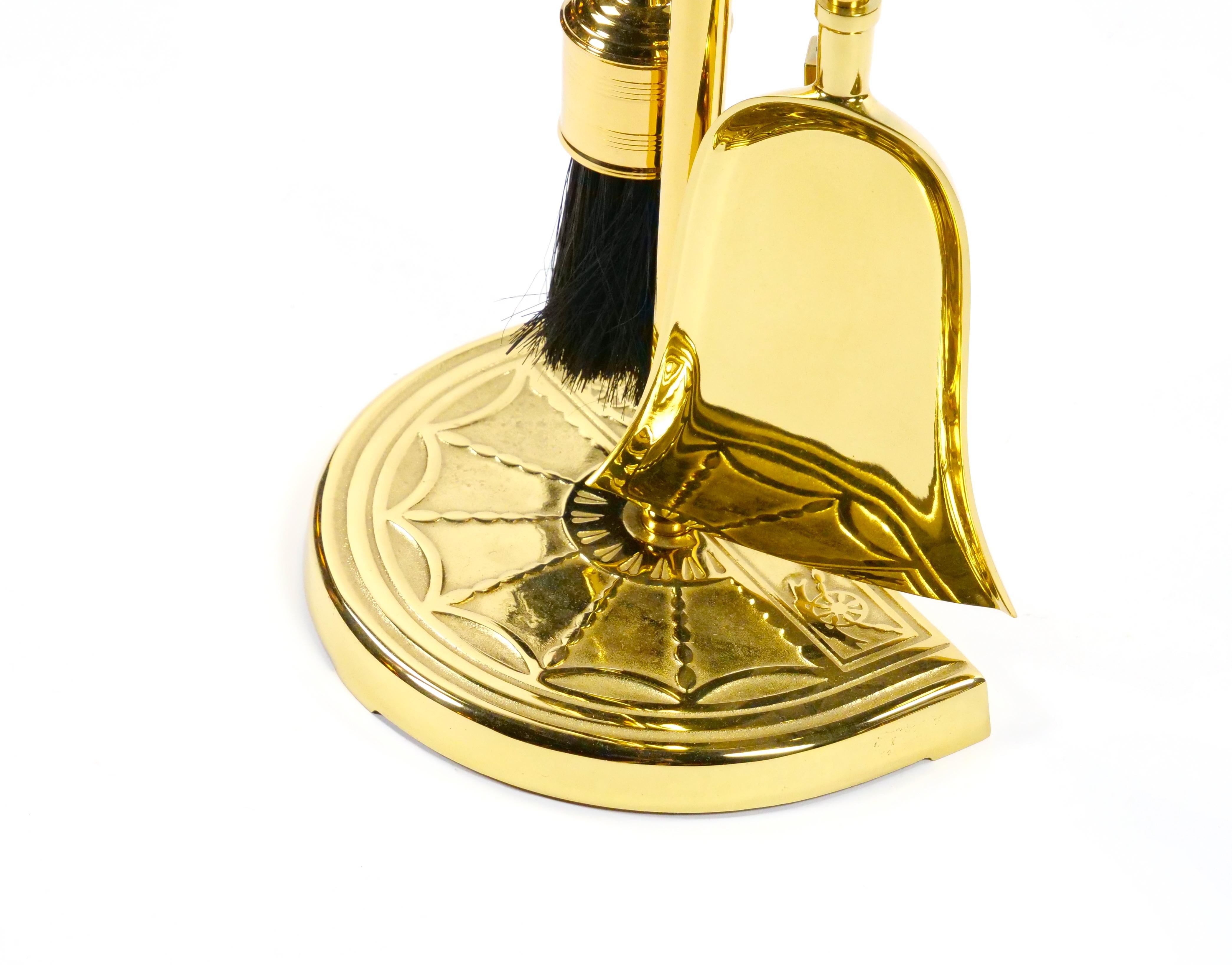20th Century Italian Victorian Style Fireplace Tool Set For Sale 1