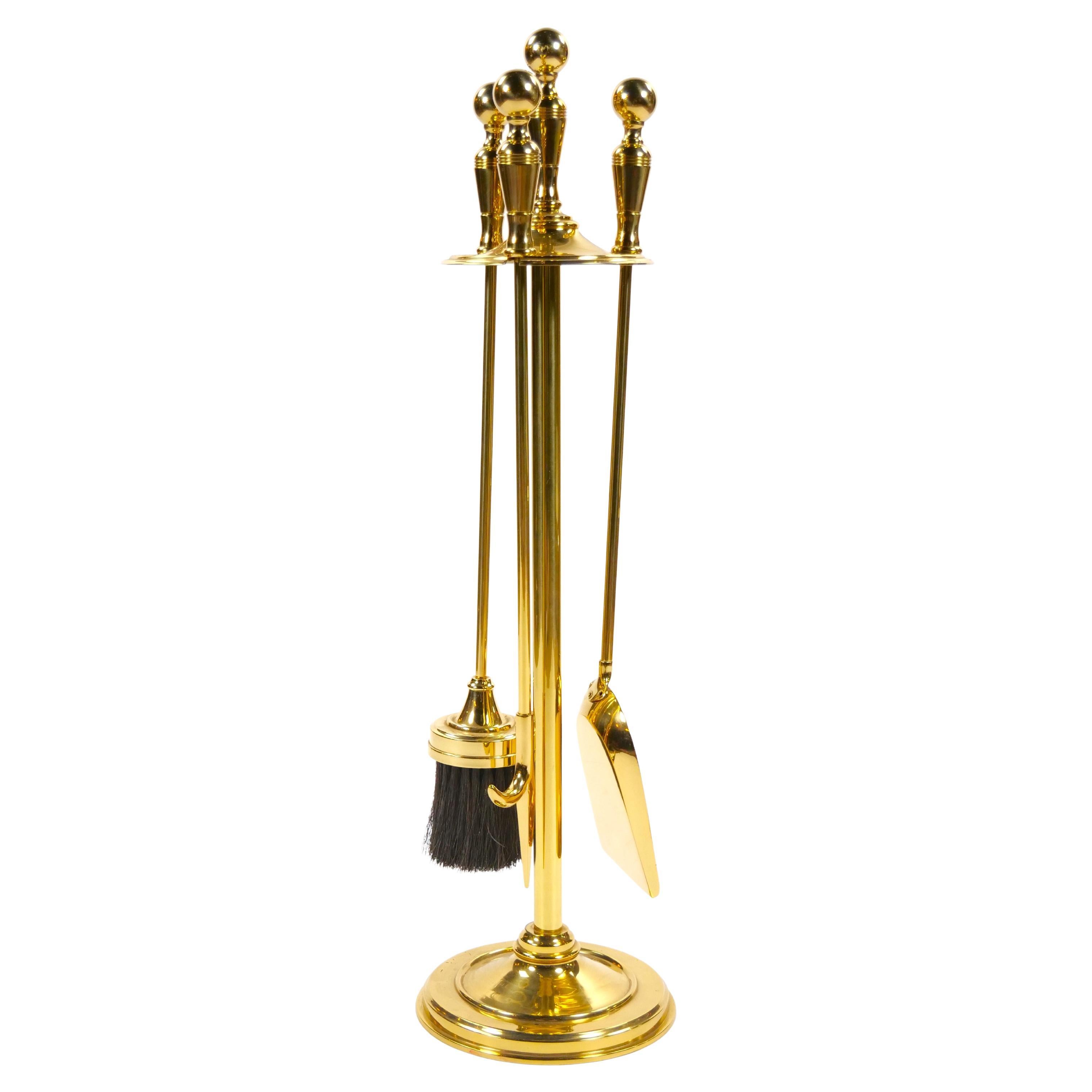 20th Century  Italian Victorian Style Fireplace Tool Set