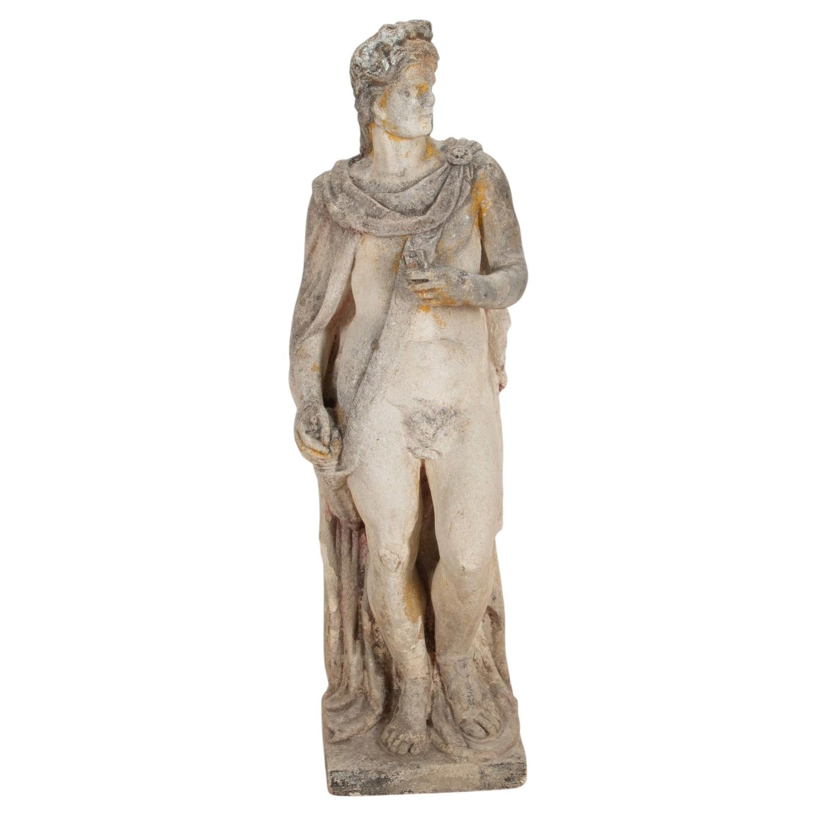 20th Century Italian Vincenza Stone Statue For Sale