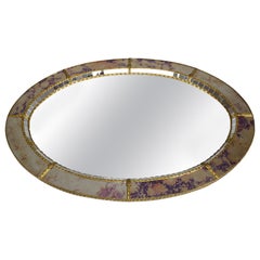 20th Century Italian Vintage Art Deco Wall Mirror, 1930s