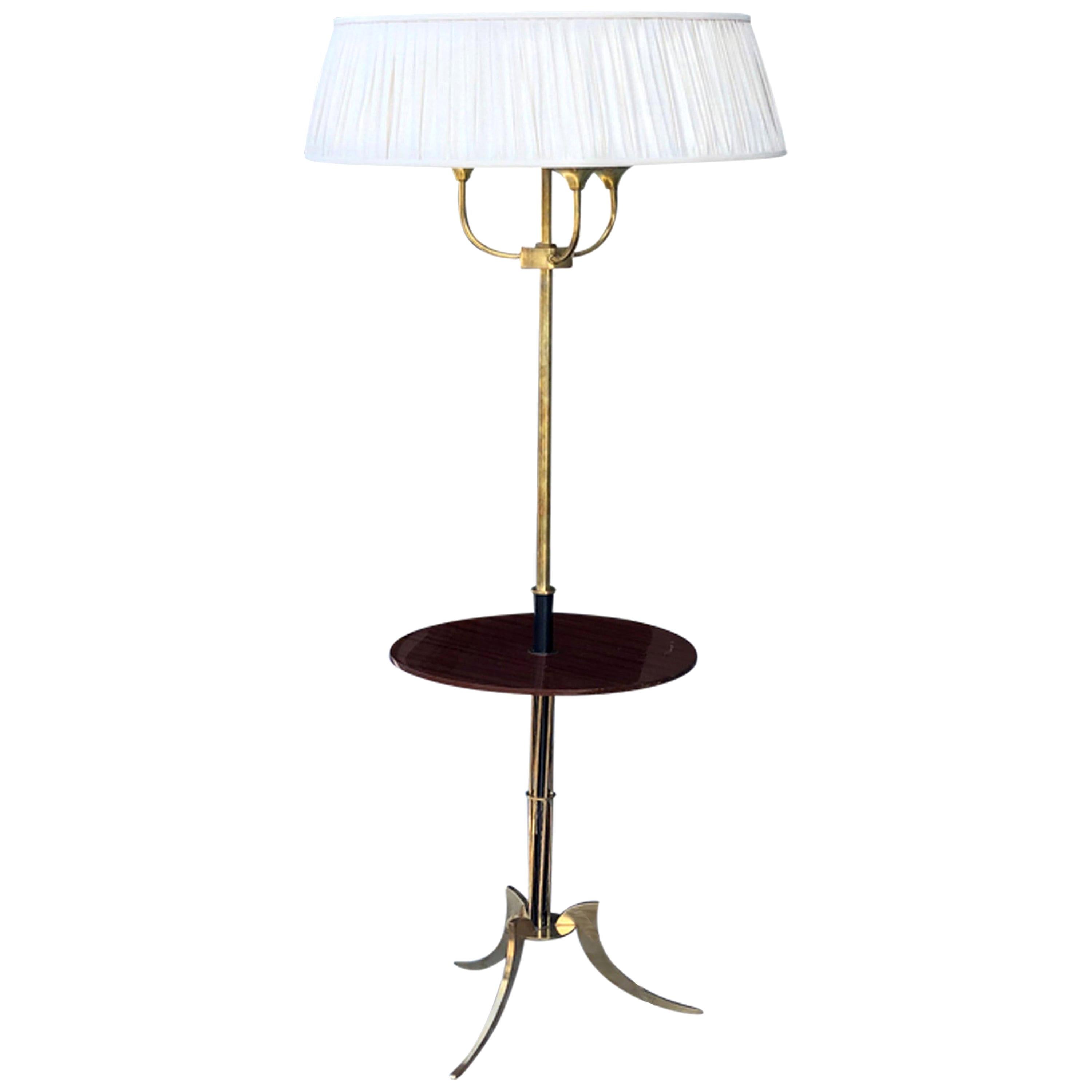 20th Century Italian Vintage Brass Floor Lamp