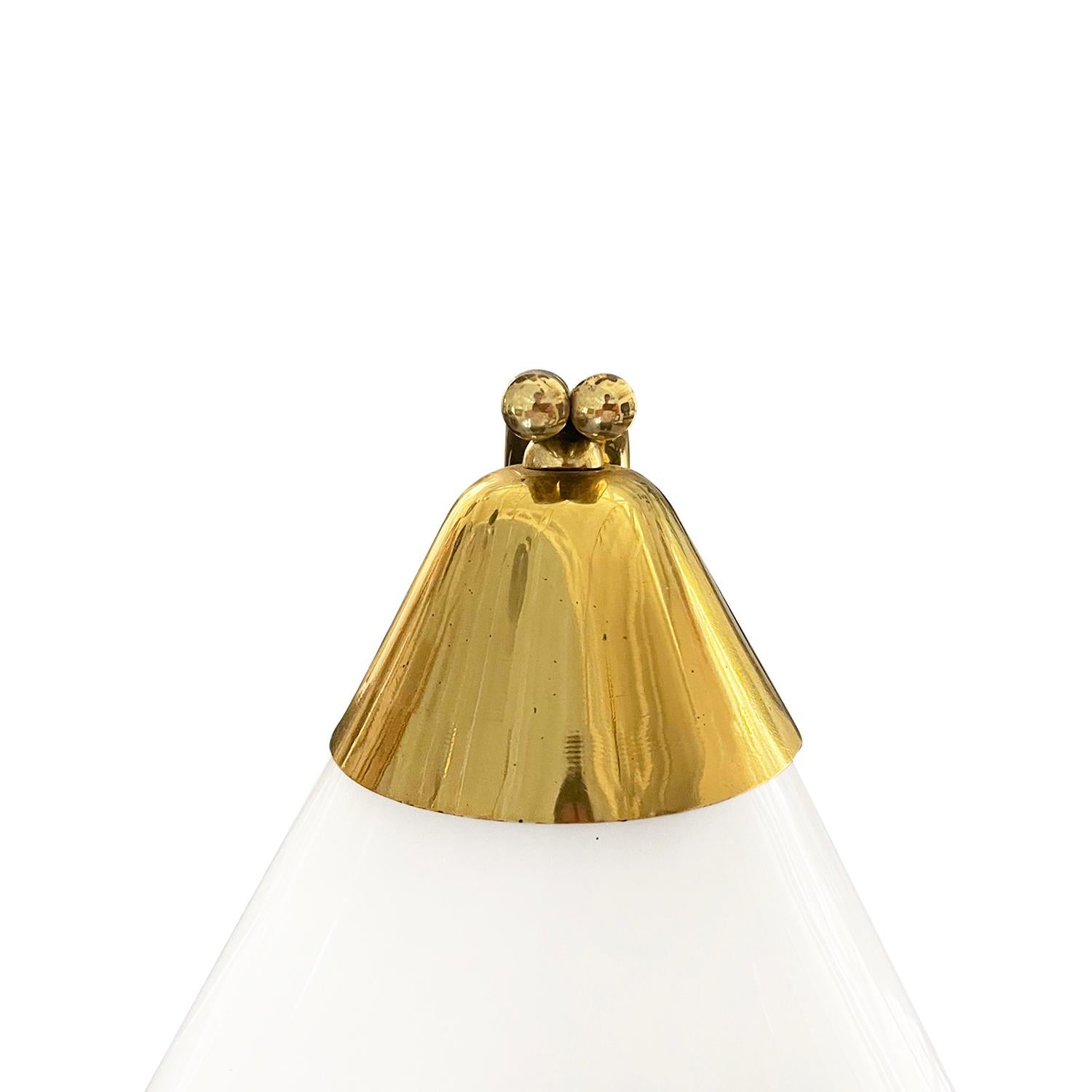 20th Century Italian Vintage Brass Table Lamp - Desk Light by Stilnovo 1