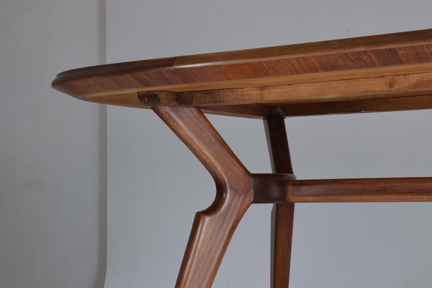 20th Century Italian Green Glass Dining Table, 1950-1960 8