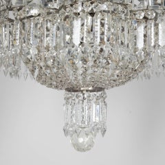 20th Century Italian Waterfall and Bag Chandelier