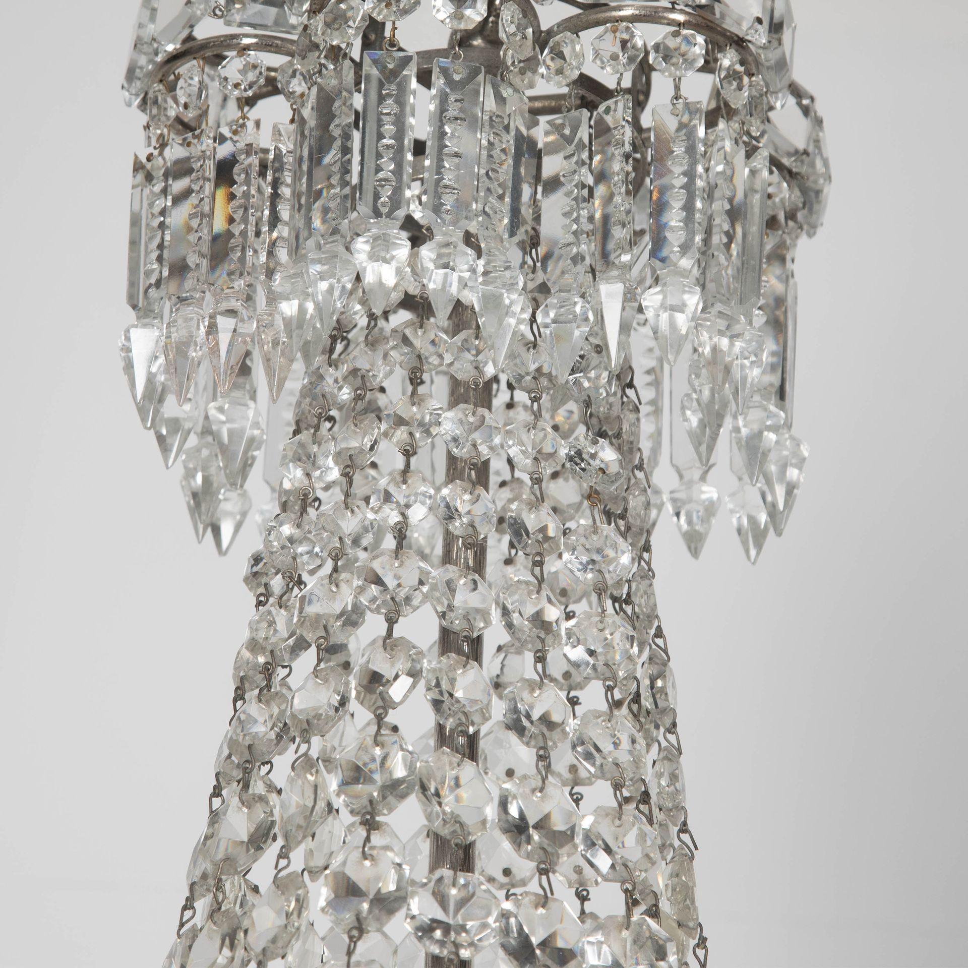 Lustre italien du 20e siècle en forme de cascade et de sac Bon état - En vente à Gloucestershire, GB