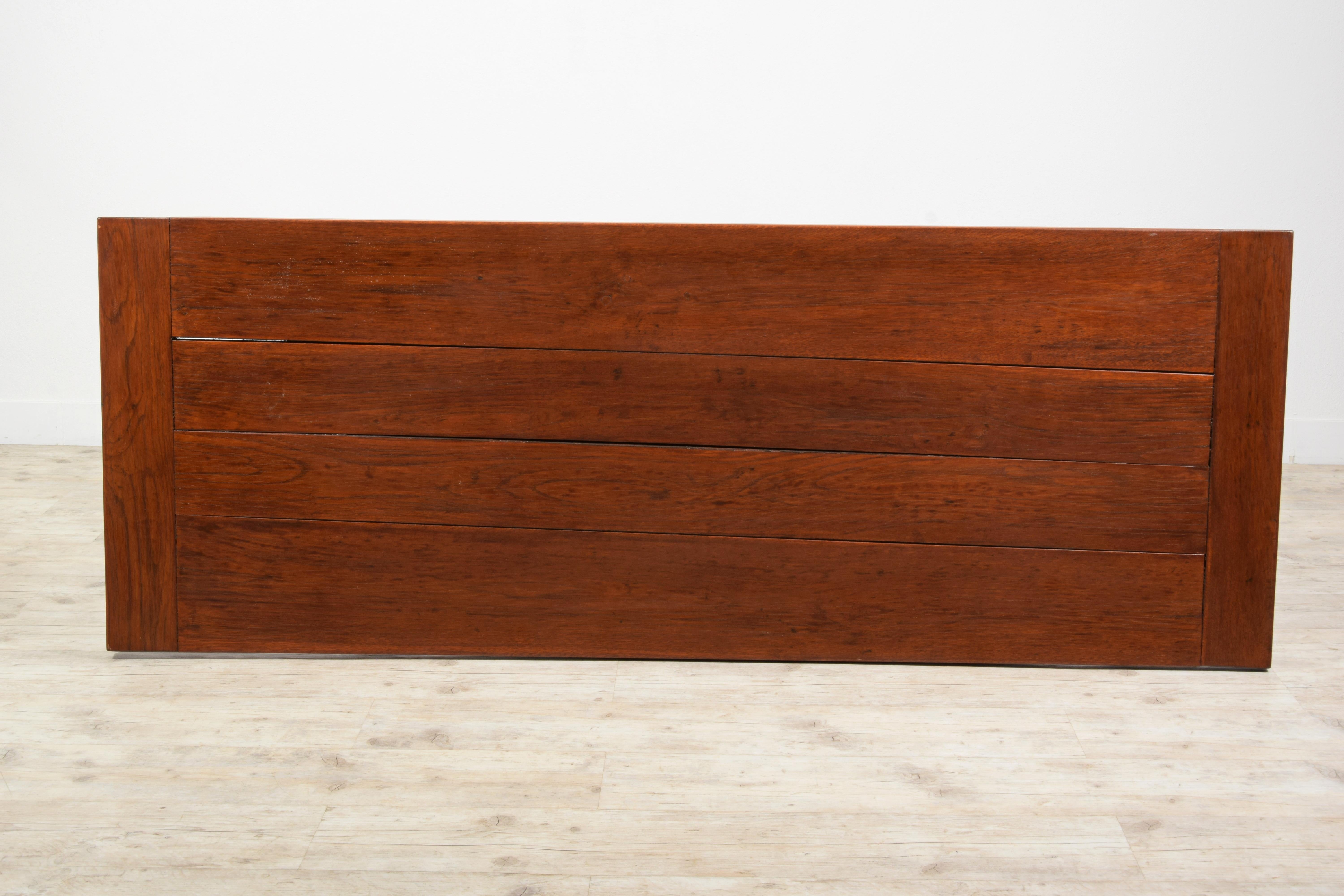 XX secolo, Tavolo italiano in Wood e ferro battuto in vendita 4