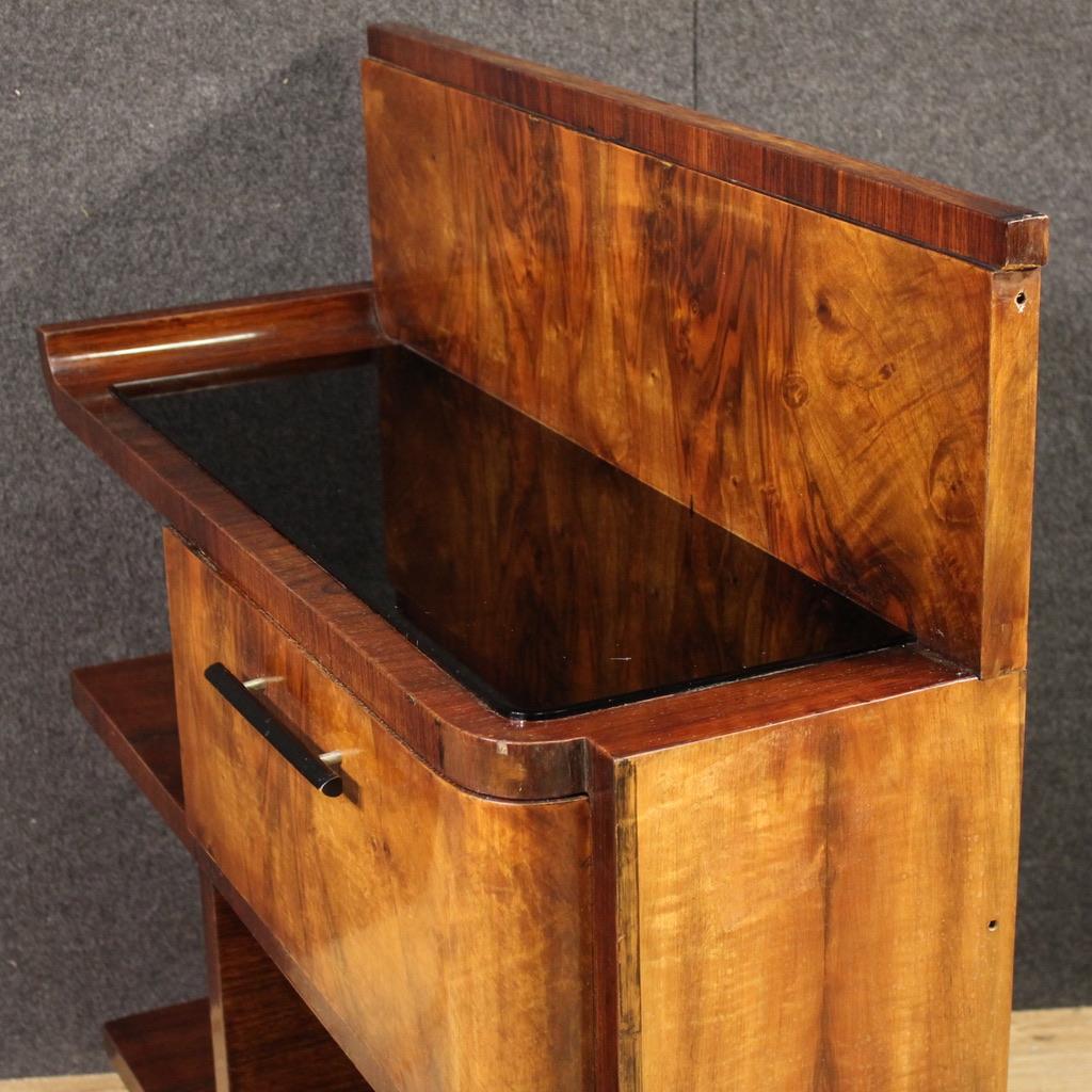 Mid-20th Century 20th Century Italian Wood Art Deco Style Cabinet, 1950 in vendita