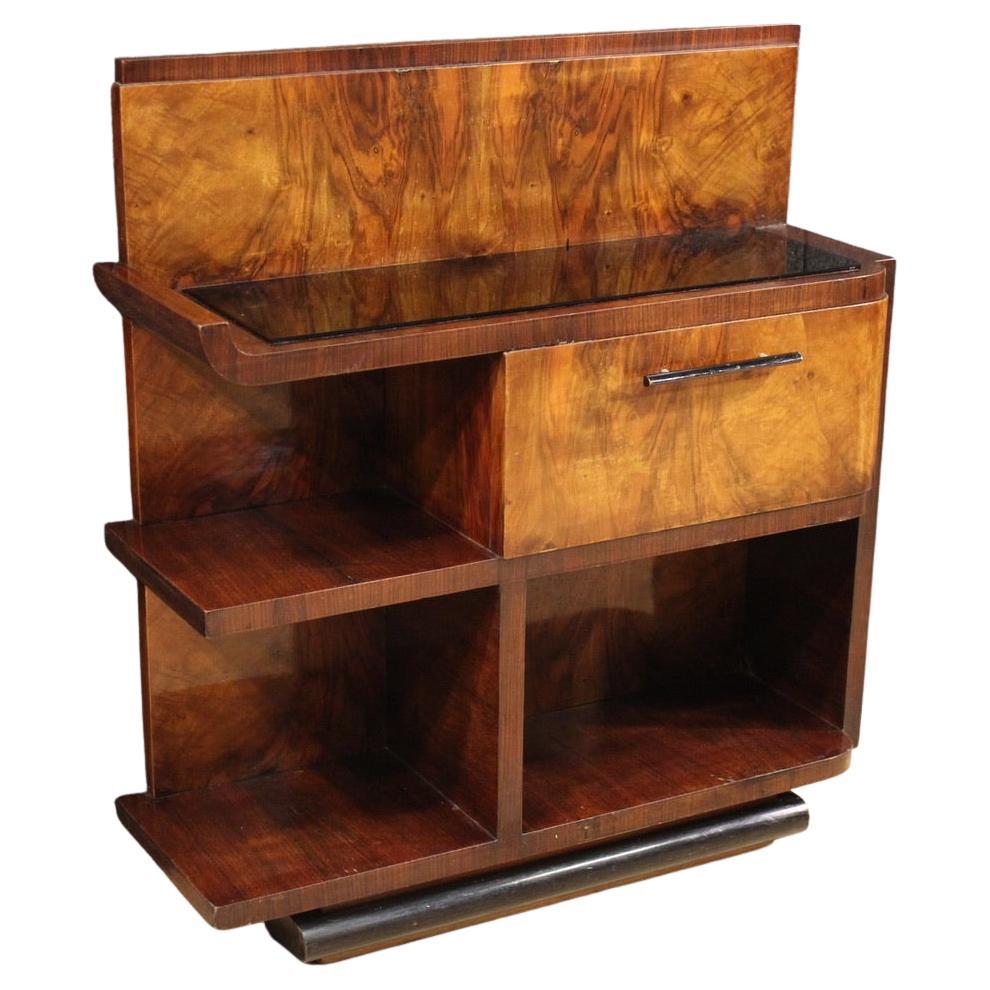 20th Century Italian Wood Art Deco Style Cabinet, 1950 in vendita