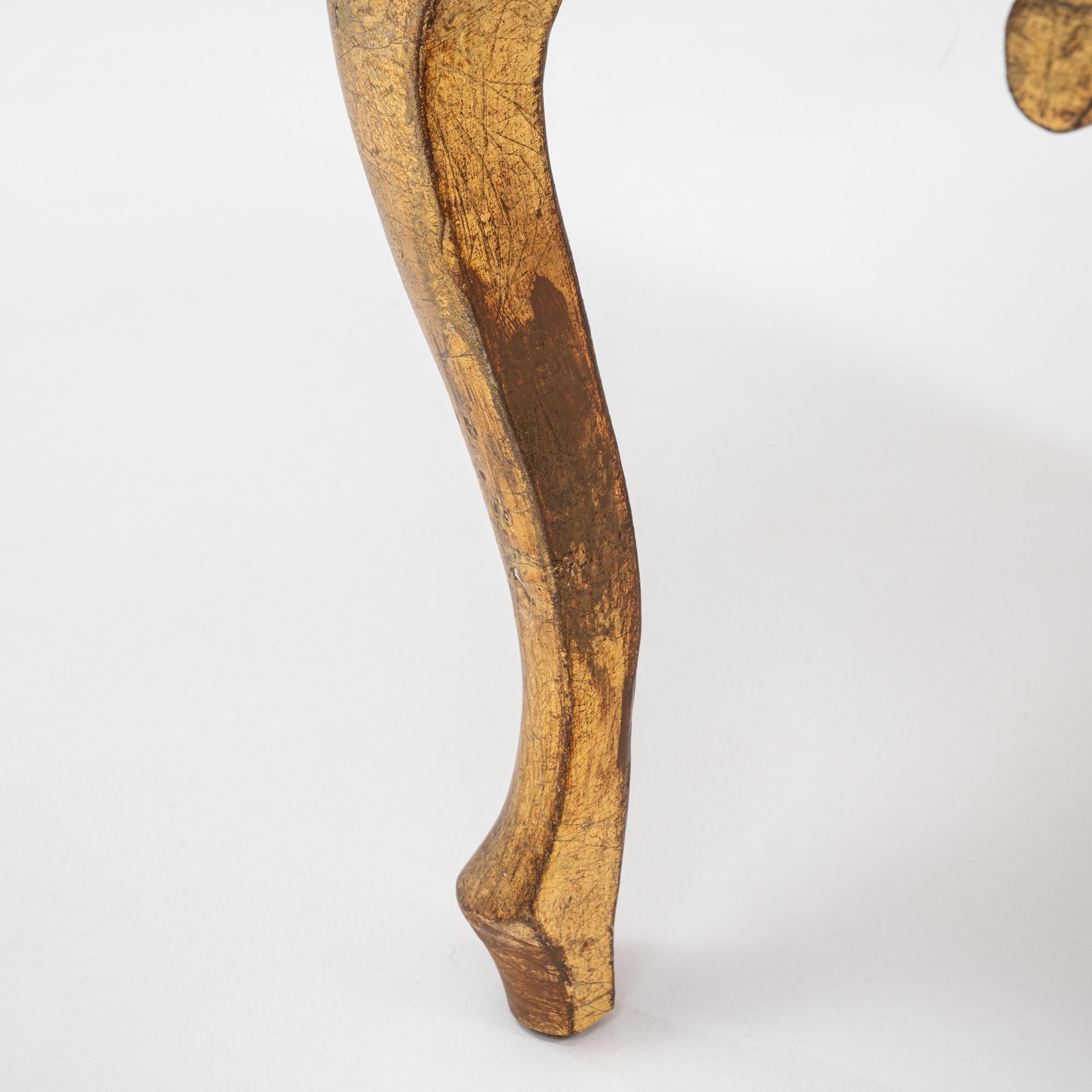 20th Century Italian Wood Patinated Bedside Table For Sale 7