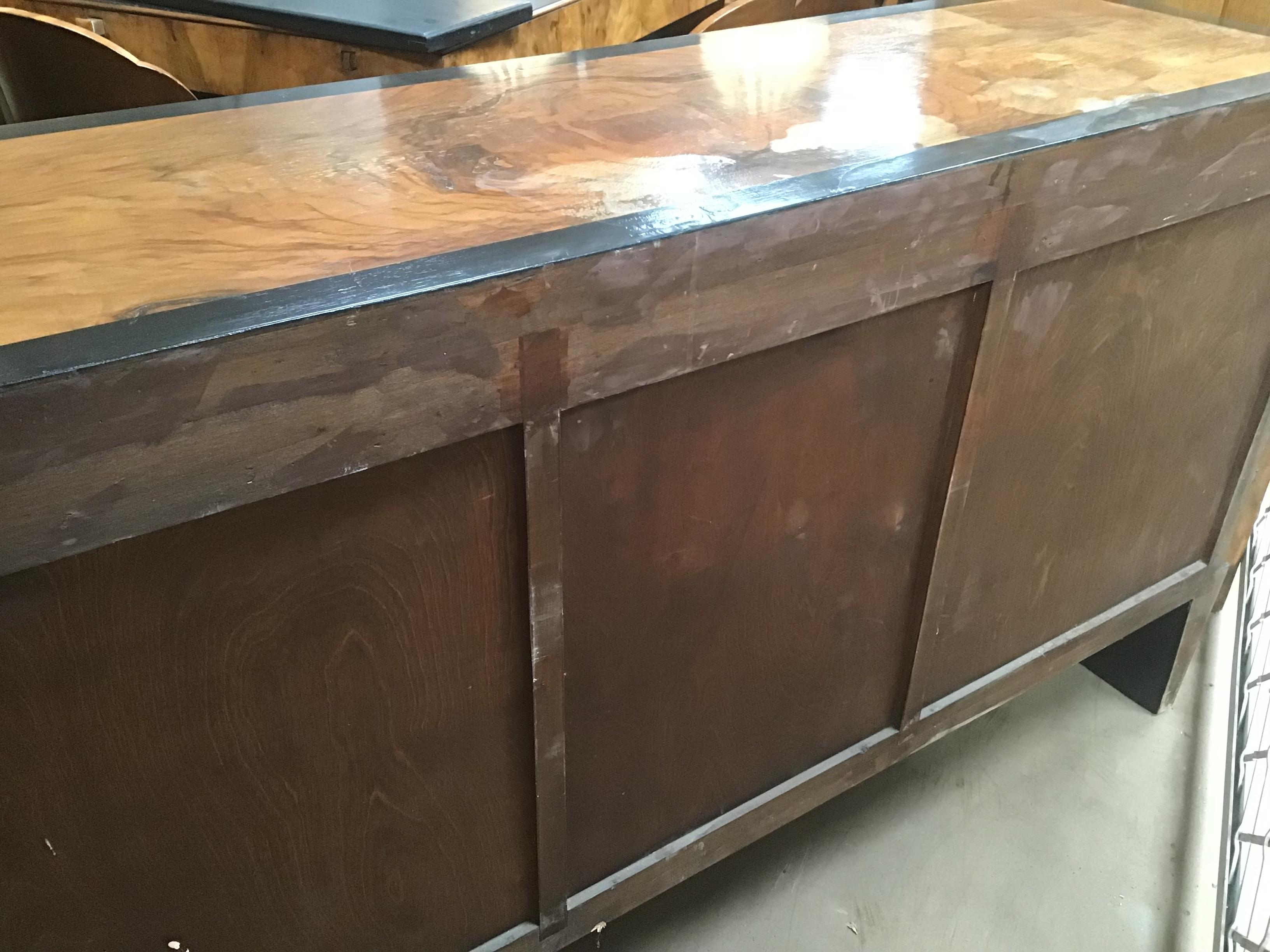 20th Century Italian Wooden Pastry Counter with Drawers, 1940s im Angebot 4