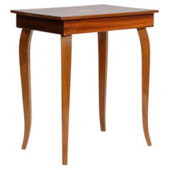 20th Century Italy Rich Mahogany Mahogany Side Table