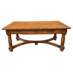 20th Century Jacobean Style Single Drawer Oak Coffee Table