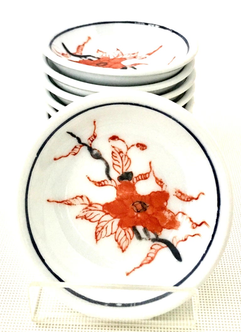 Hand-Painted 20th Century Japanese Hand Painted Porcelain Dinnerware 