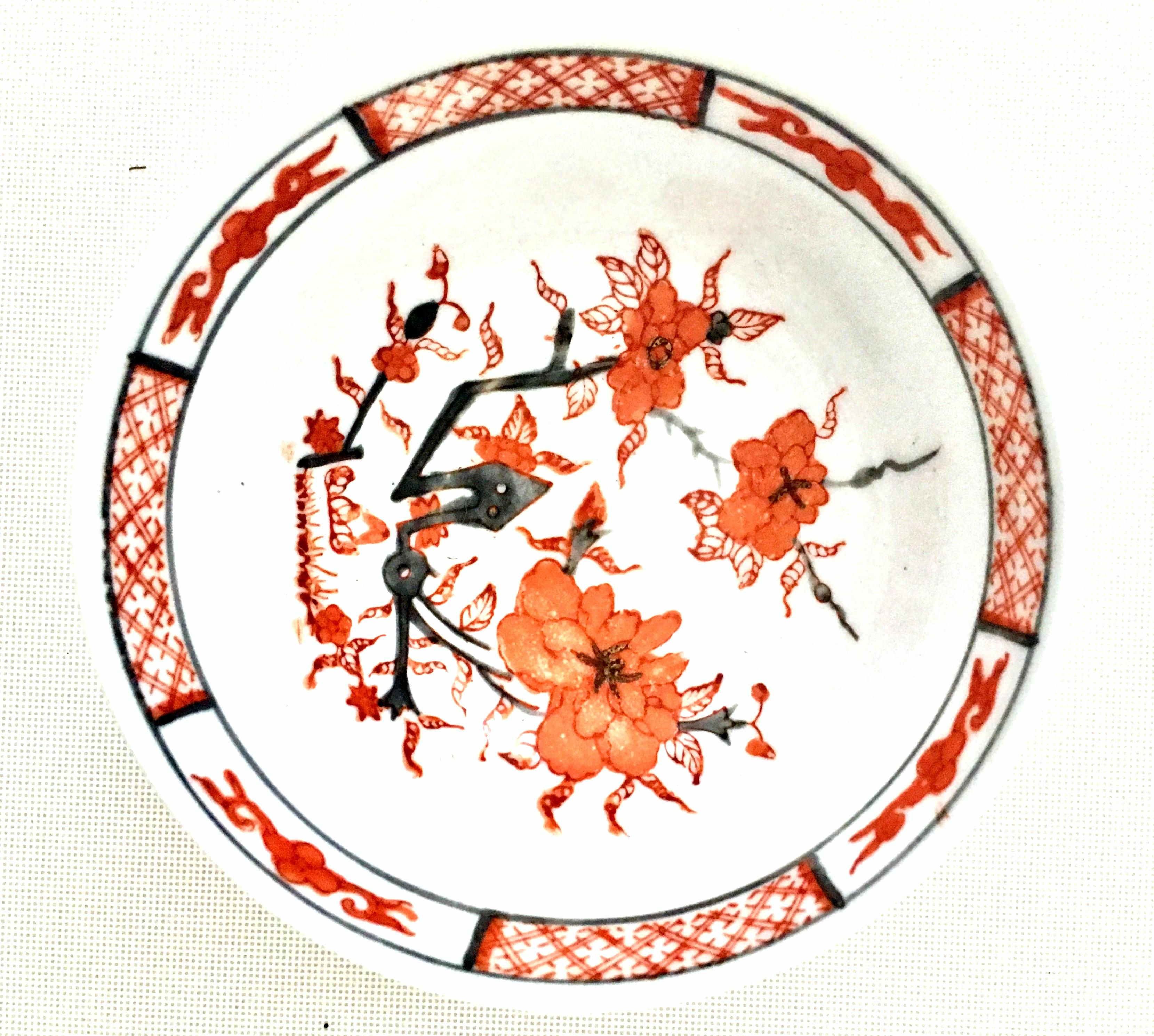 20th Century Japanese Hand-Painted Porcelain Dinnerware 