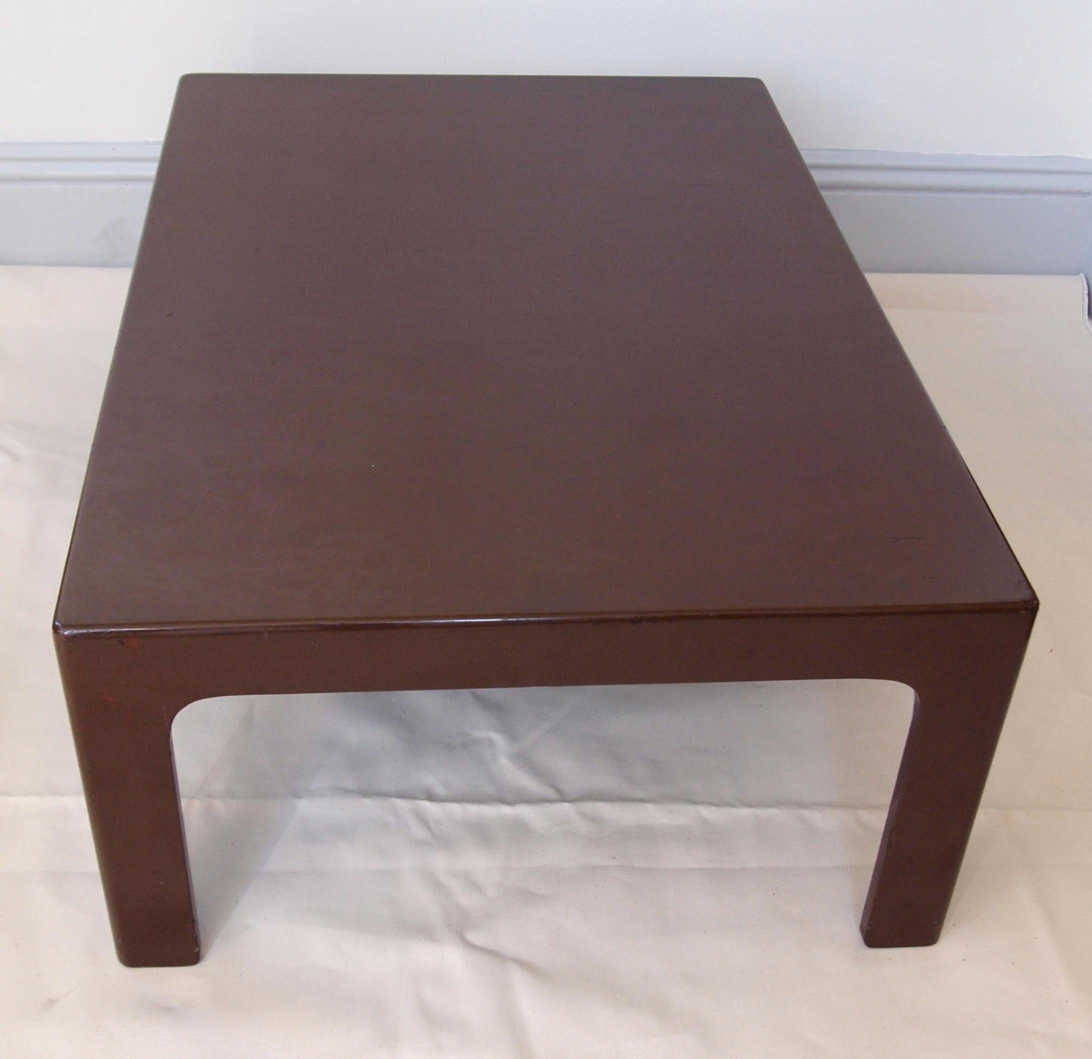 Modern 20th Century Japanese Lacquered Low Table