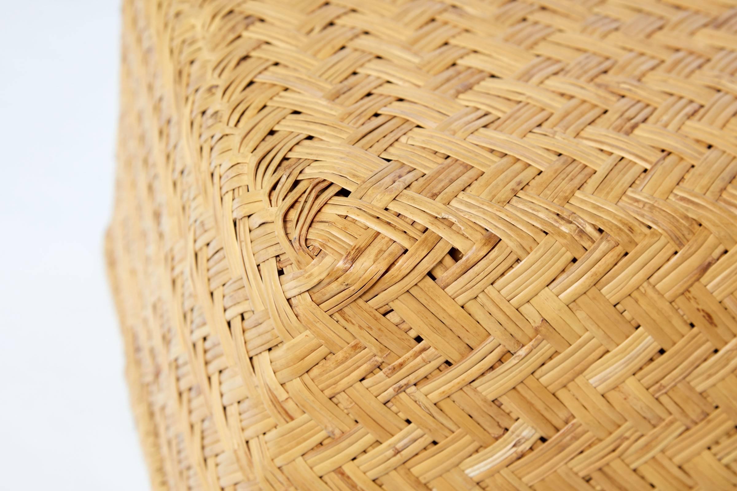 20th Century Japanese Lidded Kimono Basket 'Shibui' 5