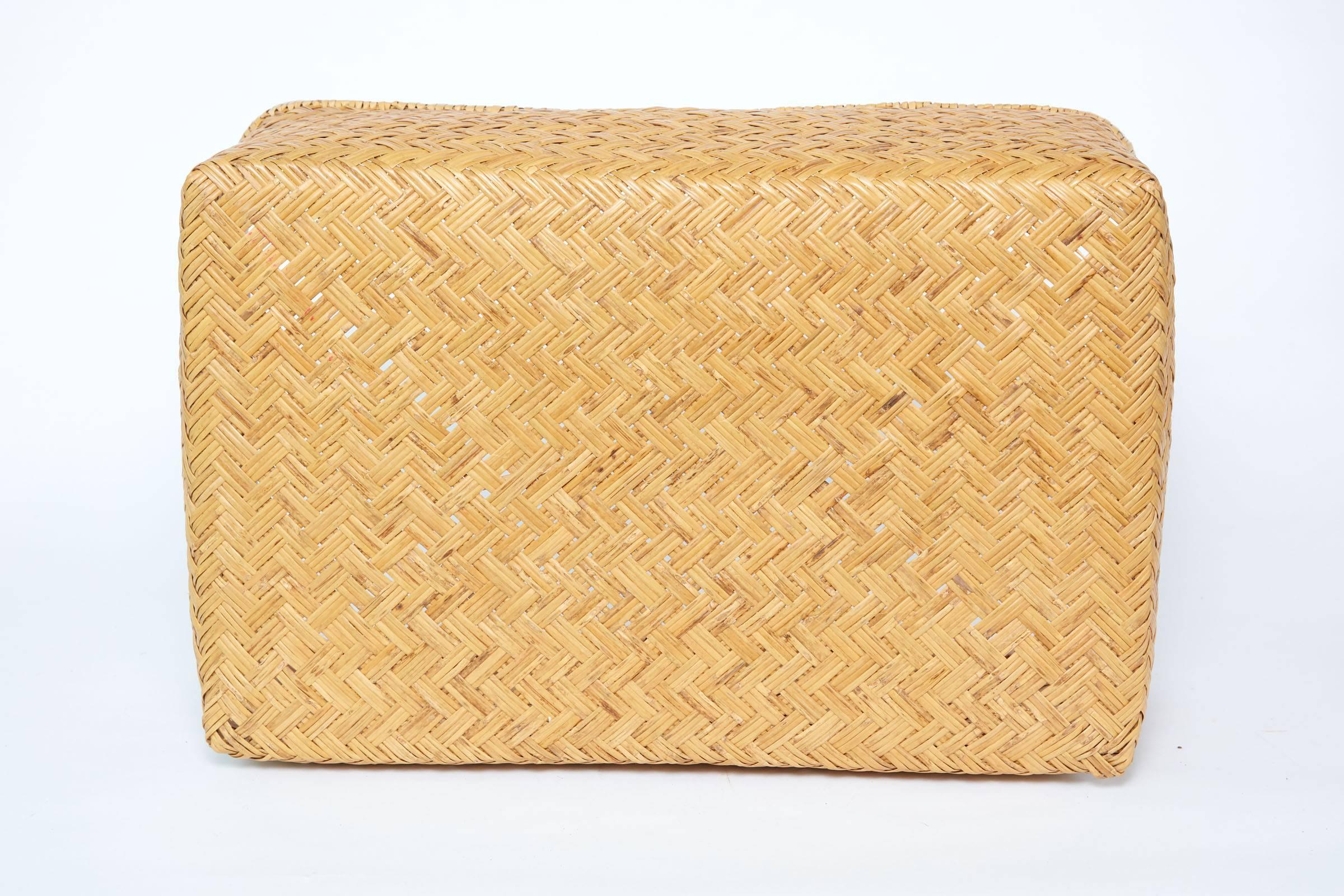 20th Century Japanese Lidded Kimono Basket 'Shibui' 6