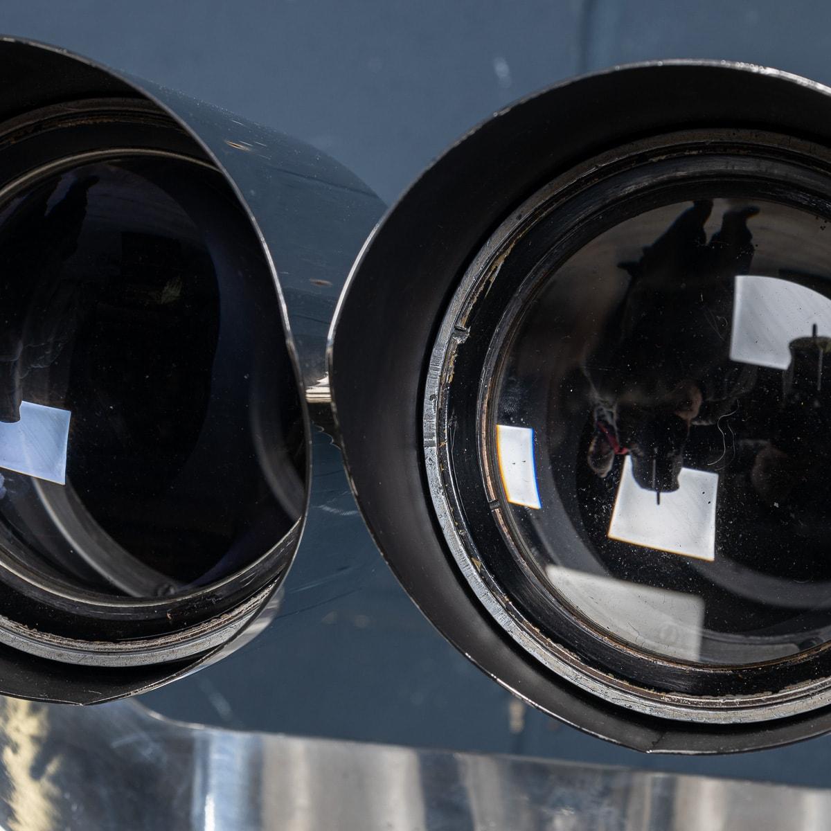 Paire de miroirs de pont naval « Big Eye » japonais du 20ème siècle par Nikon, vers 1940 en vente 10