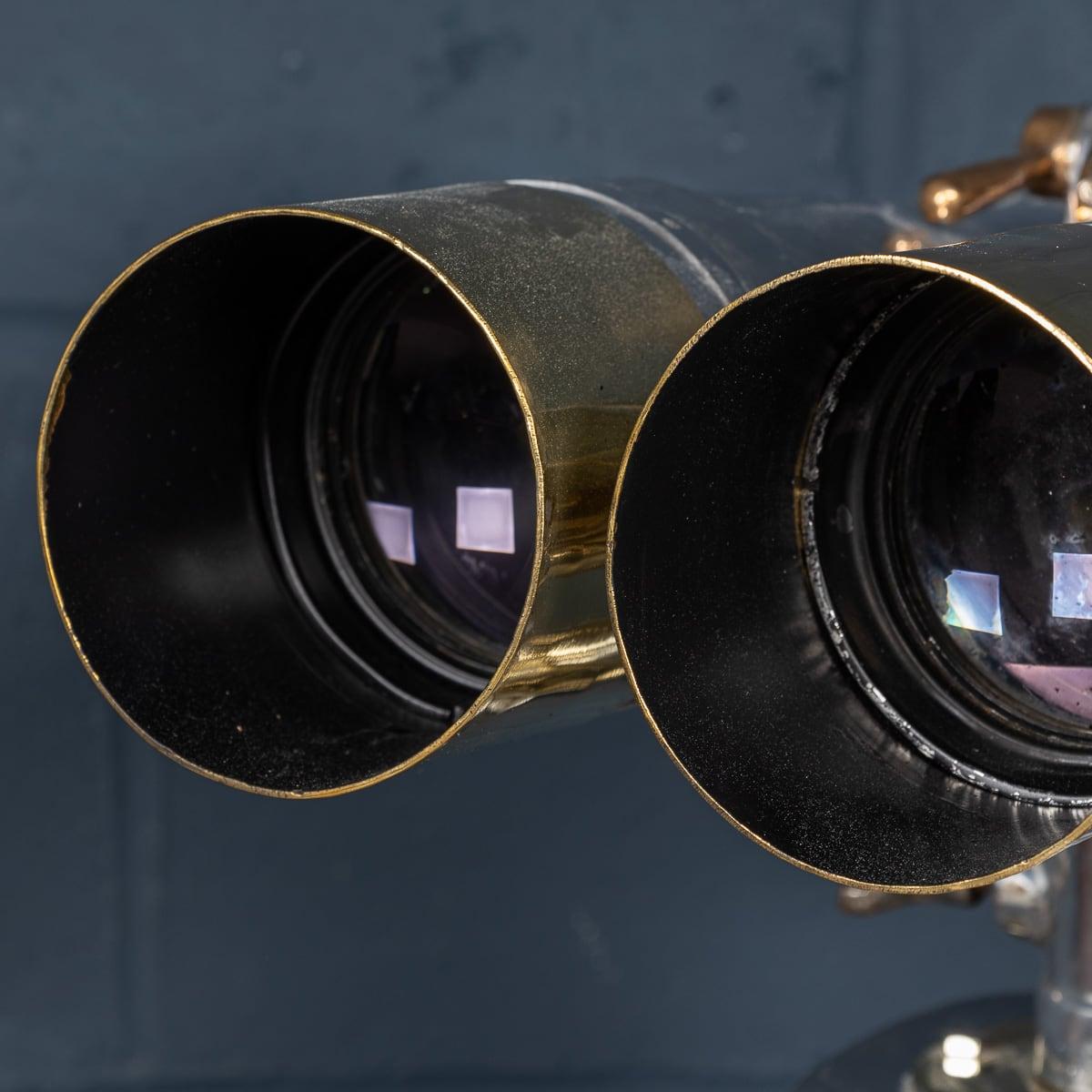 Métal Paire de miroirs de pont naval « Big Eye » japonais du 20ème siècle par Nikon, vers 1940 en vente
