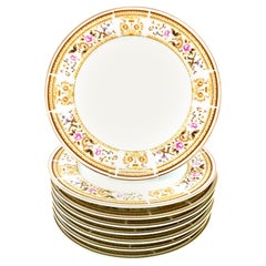 20th Century Japanese Porcelain Dinnerware "Daphne" S/33, Wallace Heritage