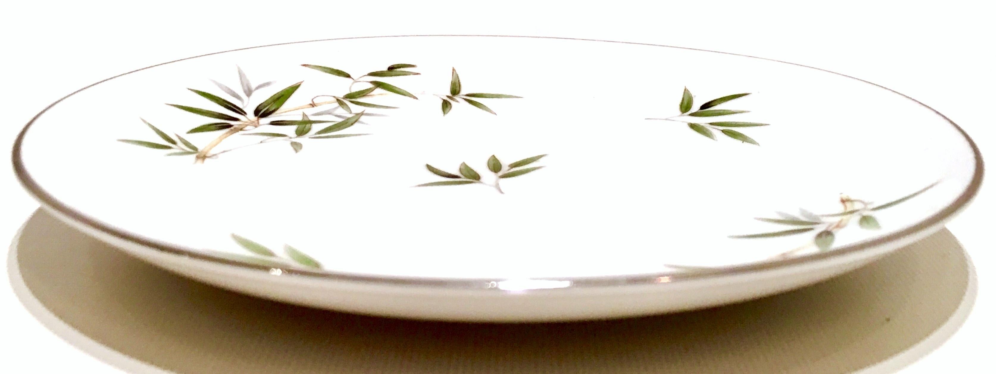 Hand-Painted 20th Century Japanese Porcelain and Platinum Dinnerware by, Wentworth-S/11