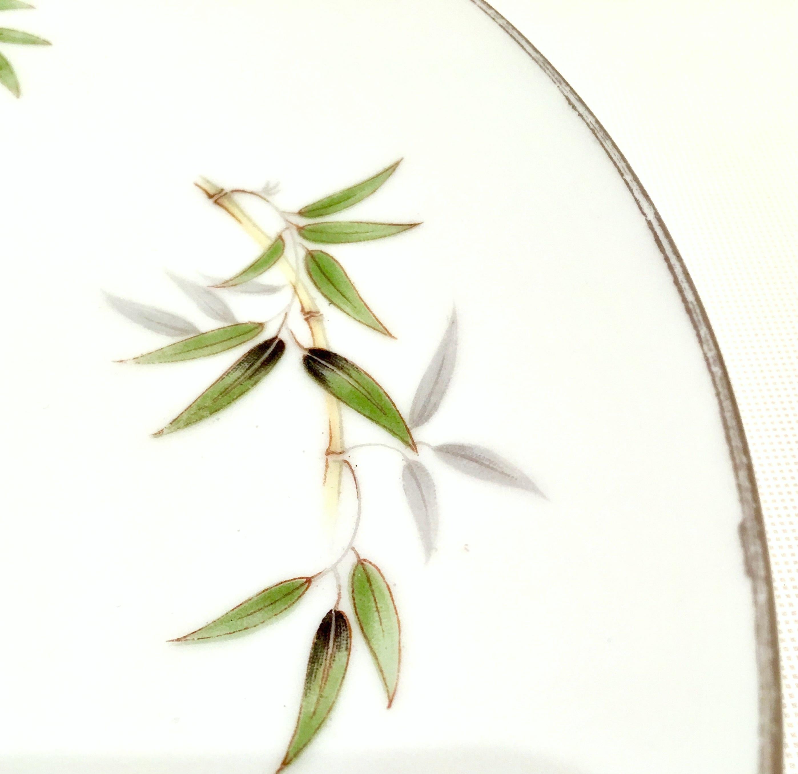 20th Century Japanese Porcelain and Platinum Dinnerware by, Wentworth-S/11 1