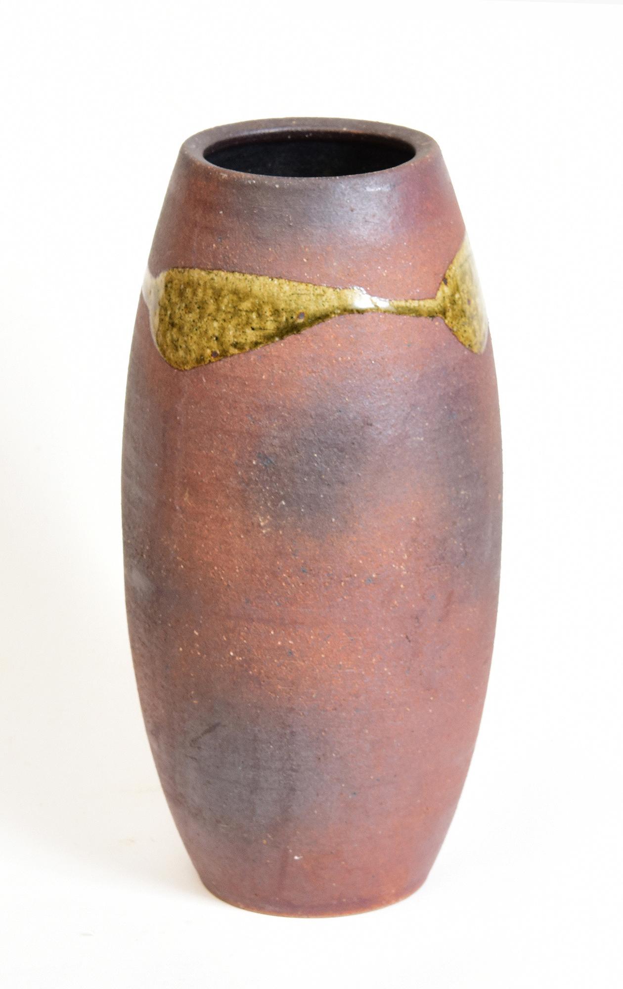 20e siècle, Vase en poterie japonaise en vente 4