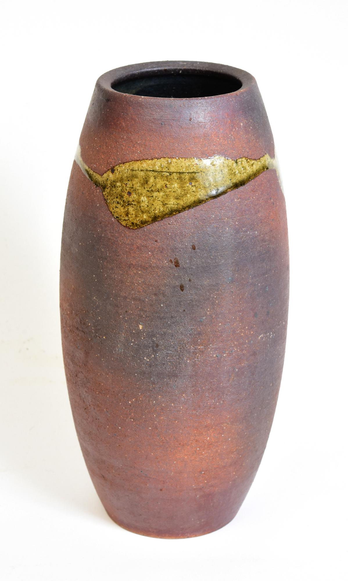 20e siècle, Vase en poterie japonaise en vente 5