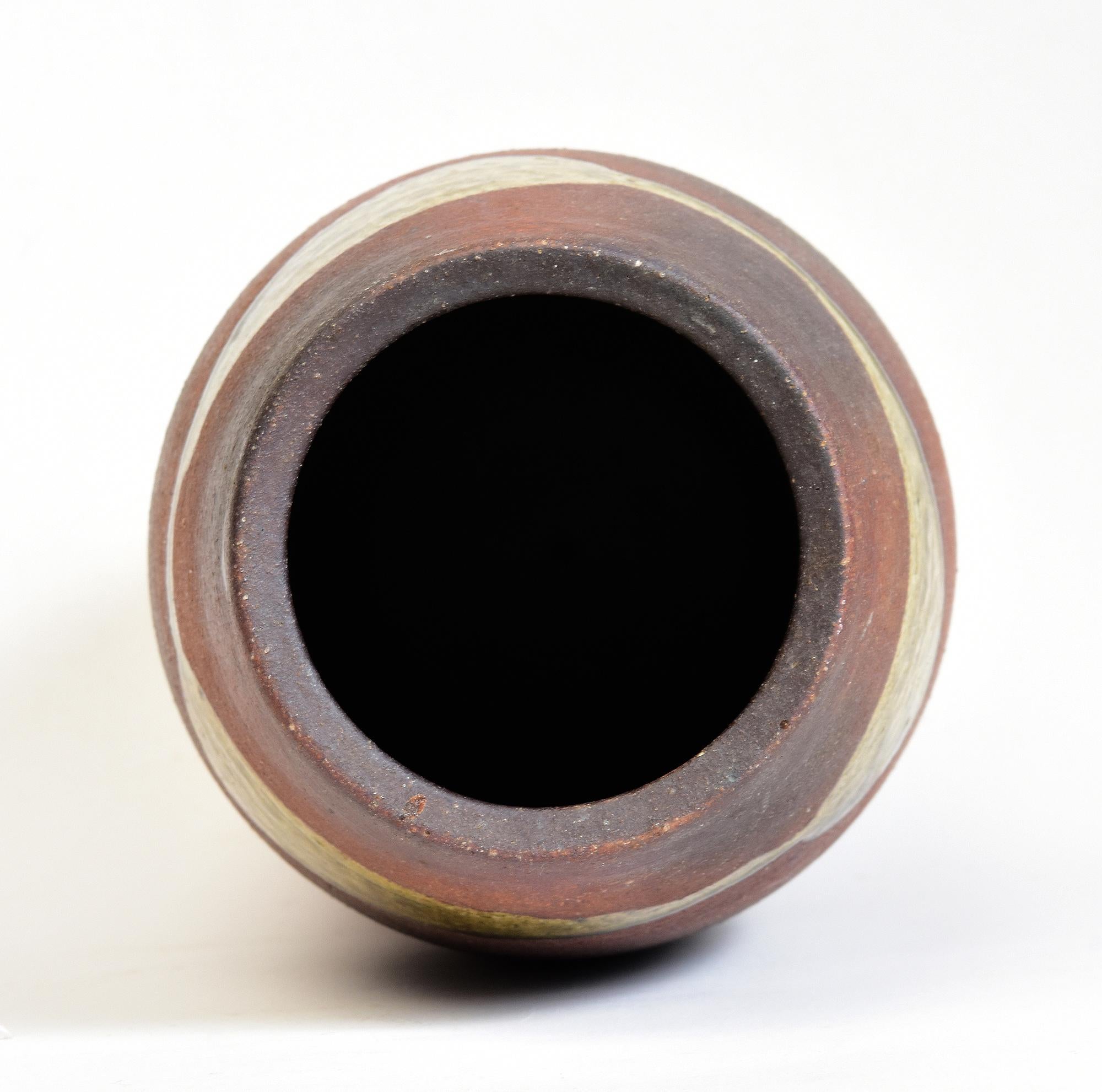 20e siècle, Vase en poterie japonaise en vente 6